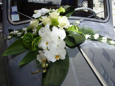 Mariage capot de voiture personnalisé